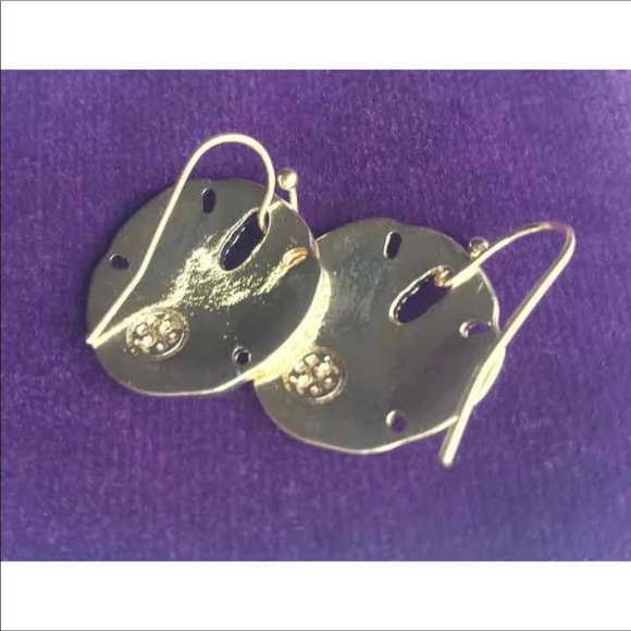 New w/out Tory Burch Sand Dollar Earrings -CCO - Picture 3 of 5